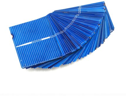 50Pcs X Zonnepaneel Painel Cellen Diy Oplader Polykristallijn Silicium Sunpower Bord 52*39Mm 0.5V 0.33W