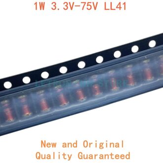 50Pcs ZM4728A ZM4729A ZM4730A ZM4731A ZM4732A ZM4733A ZM4734A 3.3V 3.6V 3.9V 4.3V 4.7V 5.1V 5.6V LL41 LL-41 Smd 1W Zener Diode ZM4730A 3.9V