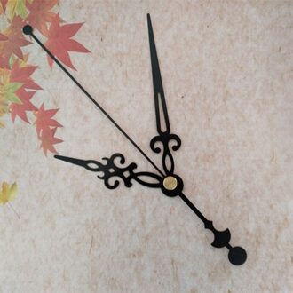 50Sets Quartz Klok Metalen Zwarte Handen Voor Diy Wandklok Reparatie Tools