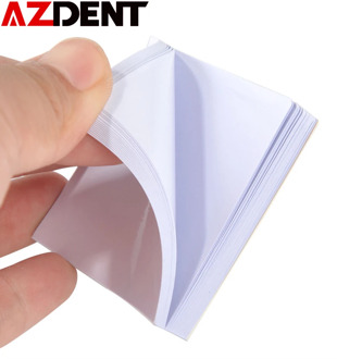 50Sheets 51x51Thickening White Cementing Paper Disposable mixing pads Dental Lab Denture Laboratory Cement Powder Mixing Paper
