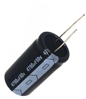 50V4700uf Volume 18X35Mm Aluminium Elektrolytische Condensator