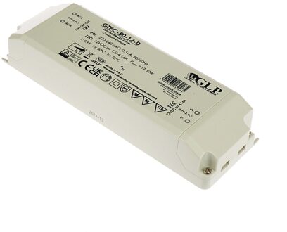 50w - 12v professionele compacte dimbare led driver