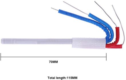 50W 24V Verwarmingselement 1321/1322/1323 Soldeerbout Keramische Heater Core 4-Wire Adapter Elektrische Solderen irons Verwarming Tool 1321 Heater Core
