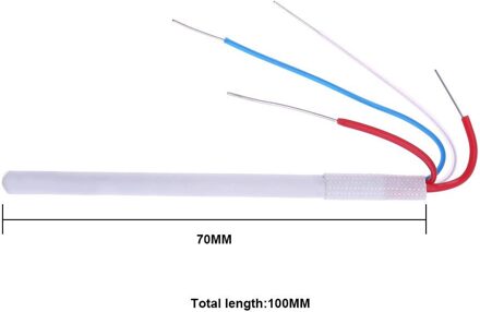 50W 24V Verwarmingselement 1321/1322/1323 Soldeerbout Keramische Heater Core 4-Wire Adapter Elektrische Solderen irons Verwarming Tool 1322 Heater Core