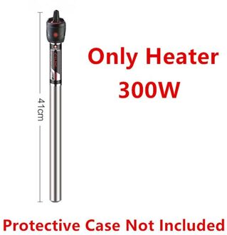 50W-500W Rvs Fish Tank Boiler Verstelbare Aquarium Heater Temperatuur Controller Of Alleen Heater Protecitve case Grijs