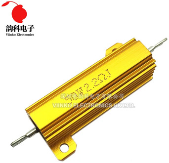 50W Aluminum Power Metal Shell Case Wirewound Resistor 0.01 ~ 100K 0.05 0.1 0.5 1 1.5 2 6 8 10 20 100 150 200 300 500 1K 10K ohm