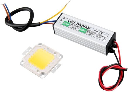50W Led Smd Chip Lampen Met High Power Waterdichte 50W Led Driver Voeding Schakelaar Voor Led strip Verlichting