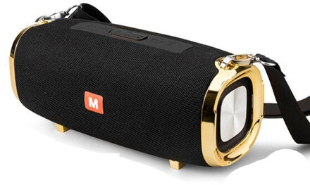 50Whigh Power Portable Bluetooth Speaker Kolom Music Center Waterdichte Outdoor Wireless Speaker Super Bass Ondersteuning Tfcard Radio zwart