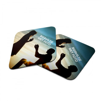 50x bedrukte bierviltjes - full color ontwerp - enkel of dubbelzijdig bedrukt (50 st) drukken