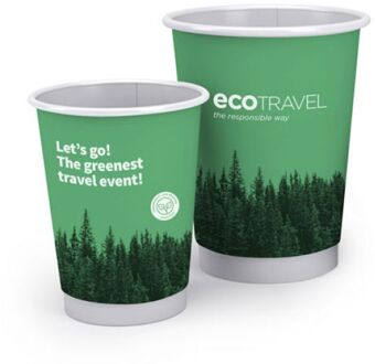 50x ecologische bekers bestellen voor op kantoor of evenement (50 st) drukken