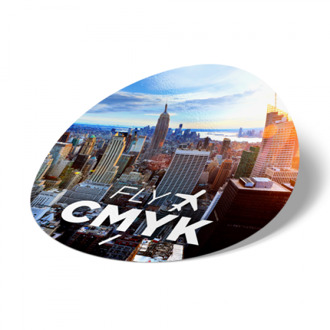 50x goedkope ronde stickers drukken - eigen ontwerp of met logo (50 st) drukken