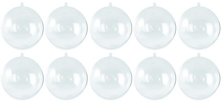 50x Kerstbal om te vullen 5 cm - Kerstbal Transparant