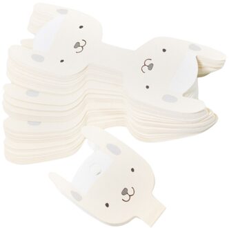 50x Leuke Hond Kids Haar Clip Kaart Papier Display Kaarten Haarspeld Verpakking Kaarten
