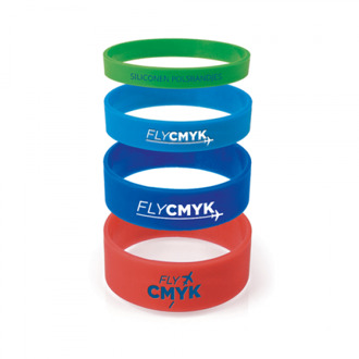 50x siliconen polsbandjes (50 st) drukken