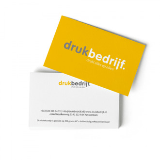 50x spoed visitekaartjes - binnen 24 uur geleverd op werkdagen (50 st) drukken