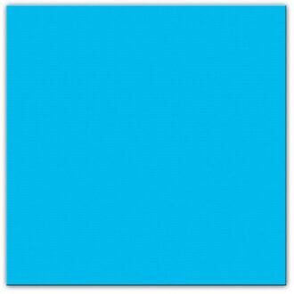 50x Turquoise servetten 33 x 33 cm - Feestservetten Blauw