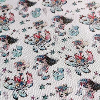 50X145cm Paard Digitale Bedrukte Stof Tissus Voor Jurk, Polyester Spandex Satijnen Stof Doek Diy Patchwork Voor Naaien Materiaal afbeelding nee.3