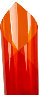 50x300cm Oranje Glasfolie Pravicy Raamsticker explosieveilige Warmte Controle Transparante Tint Party Kerst thuis decor