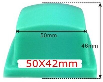 50x42mm Siliconen rubber pad hoofd voor tampondrukmachine