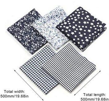 50X50 Cm Tissu Katoen Katoenen Stof Bedrukt Doek Naaien Quilten Stoffen Voor Patchwork Handwerken Diy Handgemaakte Accessoires