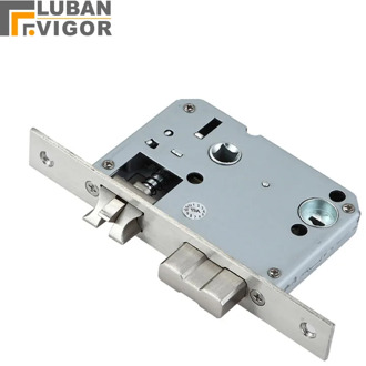 50x50 Fingerprint lock body,stinless steel panel ,5050 indoor wooden door lock body ,Lock margin 50 Center distance 50,