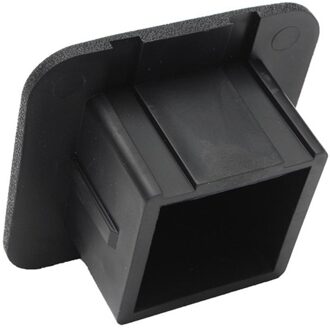 50X50 Mm Auto Trekhaak Cover 2 Inch Tow Ontvanger Buis Plug Cap Zwart Trekhaak Insert Compatibel 1 stk