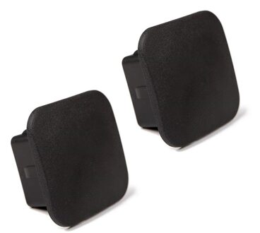 50X50 Mm Auto Trekhaak Cover 2 Inch Tow Ontvanger Buis Plug Cap Zwart Trekhaak Insert Compatibel 2 stk