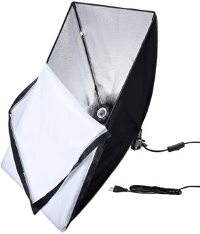 50X70Cm Fotografie Softbox Verlichting Kits Studio Verlichting Professionele Continue Light Soft Box Voor Foto Studio