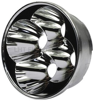 51.2 Mm (D) X 20 Mm (H) Smo Aluminium Reflector Voor 4 X Cree Xm-L 1 stk