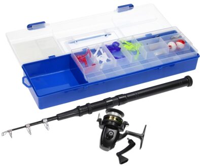 51-delige Visset met Viskoffer en TelescoophengelXQ-Max