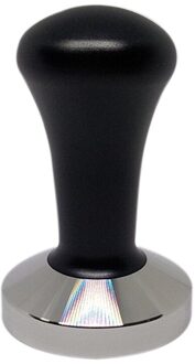 51 Mm Espresso Koffie Tamper Zwarte Koffie Sabotage Machine Drukt Flat Base Barista Accessoires Koffieboon Druk