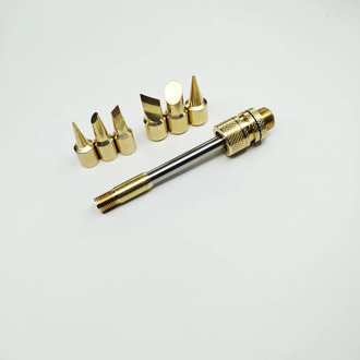 510 Electric Soldering iron Tip Replaceable Solder iron Tip Welding Tools 20-100W Cutter head Horseshoe Pointed Golden