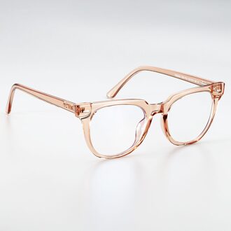 51026 Retro Vierkante Anti-Blauw Licht Plastic Titanium Brilmonturen Ultralight Mannen Vrouwen Optische Mode Computer Bril champagne