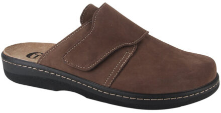 5110001-302 heren pantoffel (open hiel) - maat 42 Bruin