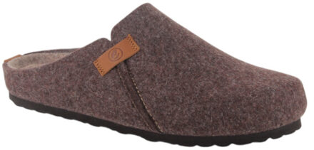 5110003-339 heren pantoffel (open hiel) - maat 44 Bruin