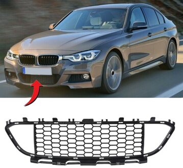 51118068124 Auto Voorbumper Lower Center Grille Voor-Bmw 3 Serie F30 F31 Lci M-Sport +