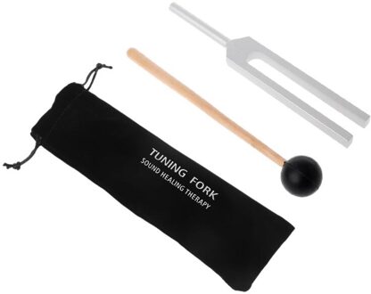 512Hz Aluminium Stemvork Chakra Healing Geluid Trillingen Met Mallet Hamer Tas