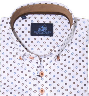 514963 modern fit Wit - 4XL