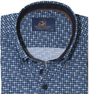 515026 regular fit Blauw - M