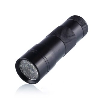 51LED Uv Licht 395-400nm Led Uv Zaklamp Zaklamp Licht Lamp Veiligheid Uv Detectie Aaa Batterij 12 LED