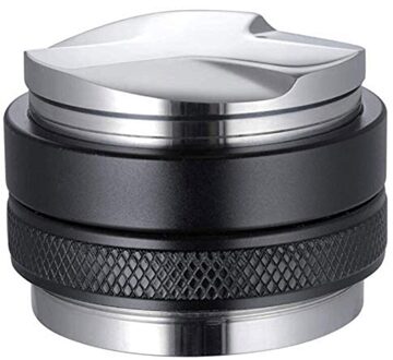 51Mm Espresso Sabotage & Distributeur, Dual Head Koffie Leveler, Verstelbare Diepte-Professionele Espresso Hand Stampers