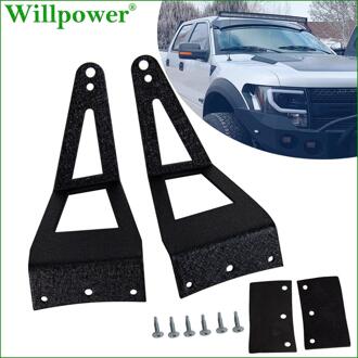 52 "Gebogen Rechte Led-lichtbalk Montagebeugel Voor Ford F250 F350 Super Duty 1999 F-250 F-350 auto Dak Led Bar Houder