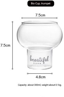 520Ml/300Ml Cocktail Glas Koffie Mok Transparant Glas Cup Voor Huishoudelijke Whiskey Wijn Yoghurt Dessert Cup Thuis bar Drinkware 4