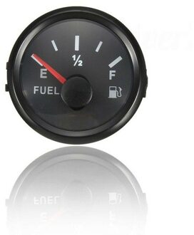 52Mm 12/24V Auto Digitale Brandstofmeter Bezel Gas Brandstof Niveau Gauge Analoge Rode Led Auto boot Marine Brandstof Niveau Indicator