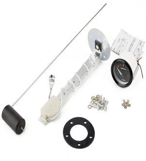 52Mm 12V Auto Brandstofmeter Meter Met Brandstof Sensor E-1/2-F Pointer Voor Maatregel Brandstof Niveau van Auto
