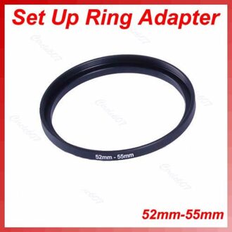 52Mm-55Mm Step Up Metal Lens Filter Ring 52-55 Mm 52 Om 55 Stepping Adapter