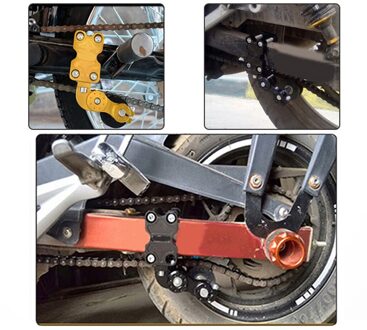 52Mm Universal Motorcycle Kettingspanner Richter Roller Bike Chain Regulator