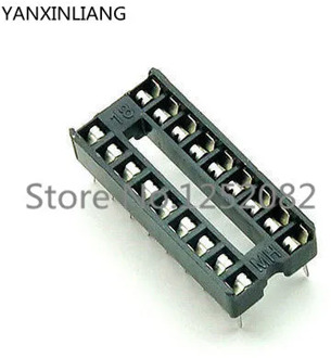 52PCS 18 Pin DIP IC Socket Adapter 18Pin Pitch 2.54mm Connector