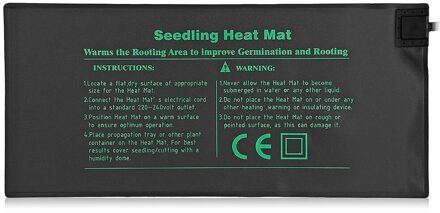 52x24 cm Duurzaam Zaailing Warmte Mat Warm Hydrocultuur Verwarming Pad