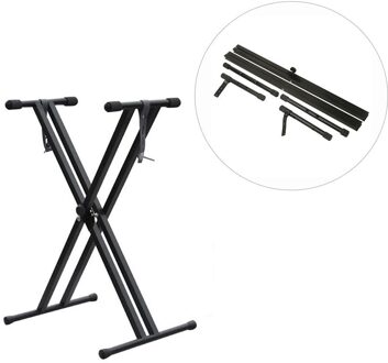 54 61 76 88 Sleutel Elektronische Piano Stand Verstelbare X-Type Dubbele Buis Ijzeren Rek Universele Toetsenbord Instrument Stand accessoires